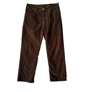 Worn 33x32 Dark Brown Agedenim Corduroy Pants
